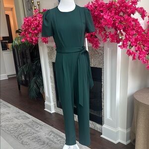 New York & Company Green Jumpsuit Size 6